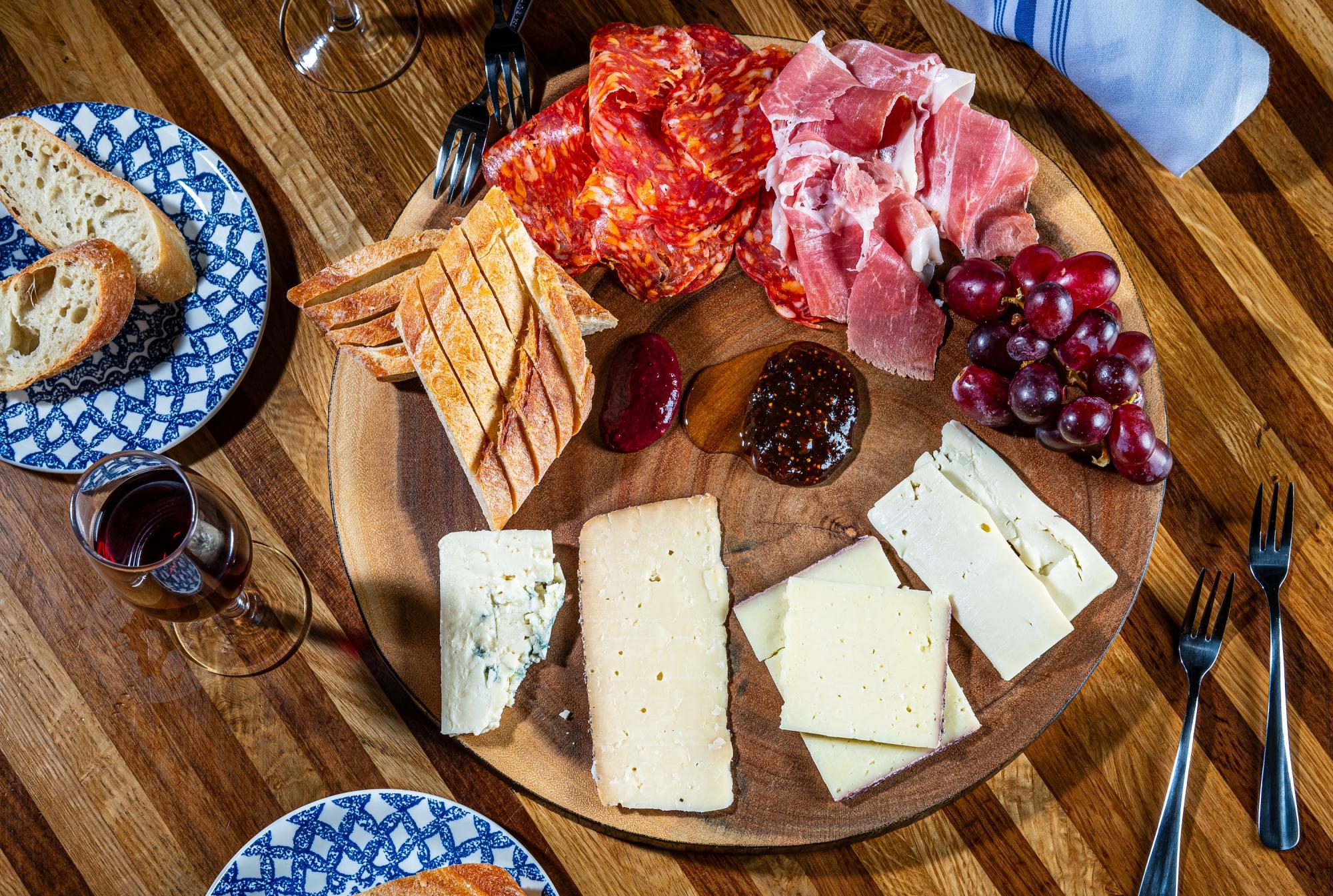 Salumi and cheese at Trattoria Villagio